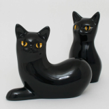Black Cat Ceramic Coin Saving Box 